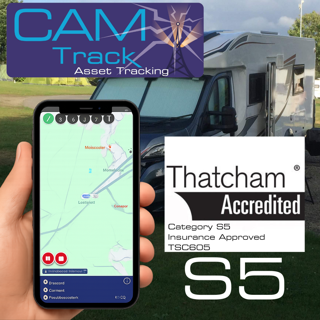 Camtrack Thatcham S5 Tracker for Motorhomes